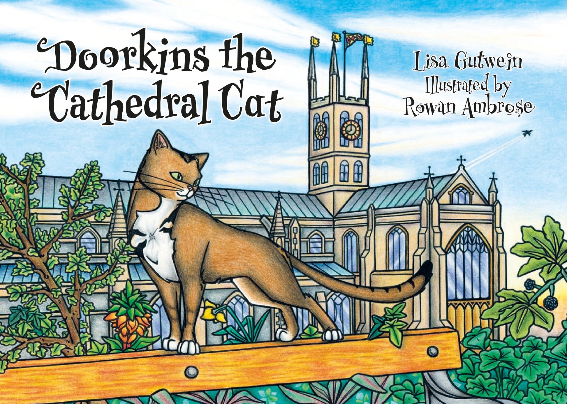 Doorkins the Cathedral Cat by Rowan Ambrose, Lisa Gutwein