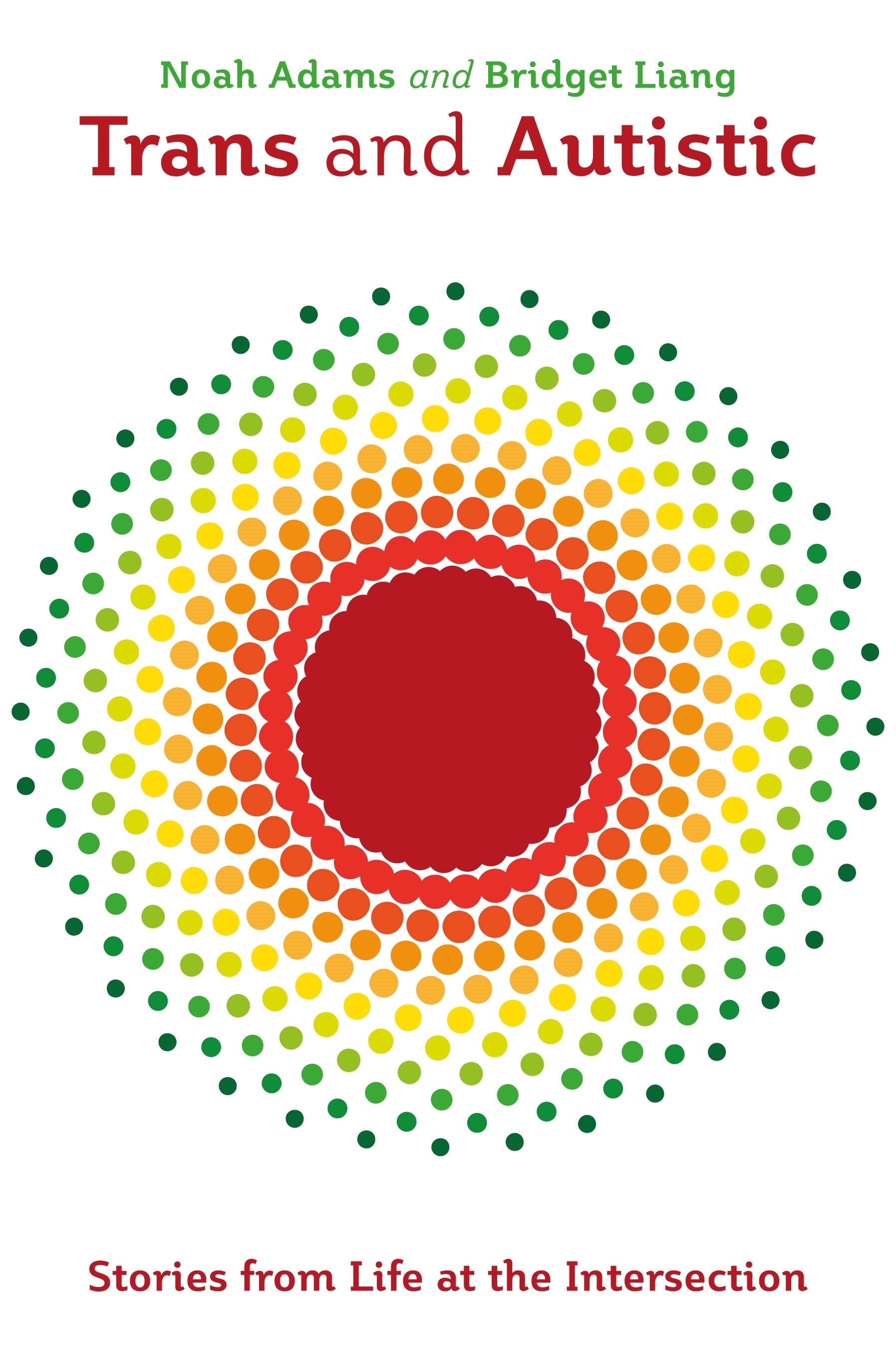 Cover featuring a vibrant circular dot pattern in red, yellow, green, and orange.